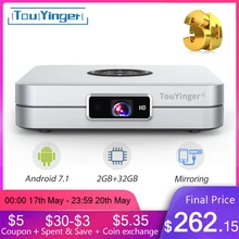 TouYinger K2 DLP Bluetooth Smart Android projector Wifi support FULL HD Video Mirroring 2GB RAM 32GB ROM home cinema movie 3D