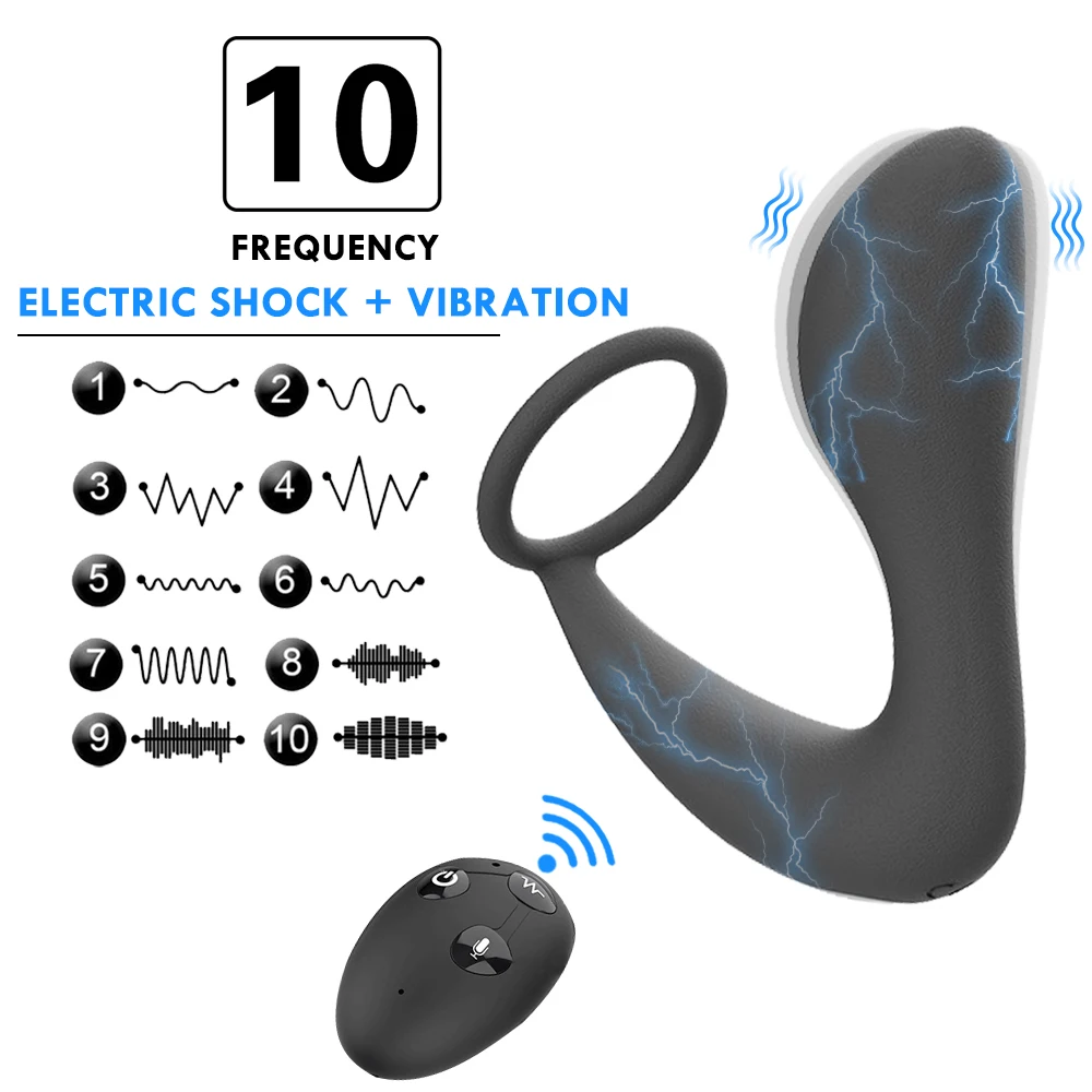 Massageador de Próstata Electric Shock Prostate Massager