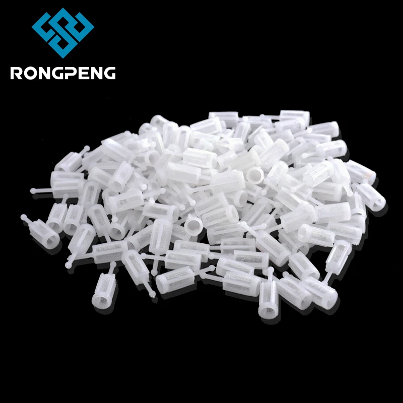 RONGPENG 10pcs Universal Plastic Spray Filter Gravity Type Spray Gun Pot Fine Mesh Airbrush Strainer 10pcs universal work permit 10 colors plastic badge pass name badge student id card holder subway card bus card ic card sheath