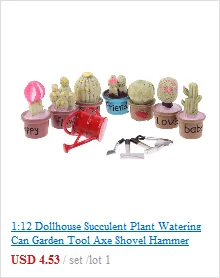 1:12 Dollhouse Miniatures Decora Vase Mini Terracotta Flowers Pot DIY Dollhouse H73f8cce772904b4991ca00dfa16cbb116