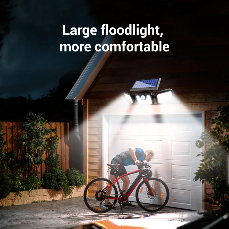 Luzes de Segurança Modos à Prova Dlágua para Jardim ao ar Solar Cabeça Sensor Movimento Luzes Ajustável Livre Pátio Caminho l9 3 7 High Quality Luzes e Iluminação