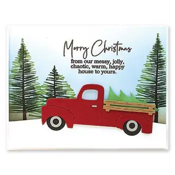 

Truck DIY Metal Cutting Dies Stencil Scrapbooking Album Paper Card Craft Decor A0NA
