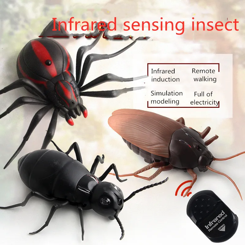 Simulation Animal Huge Ant Infrared Toy Remote Control Mischief Kids Gift 
