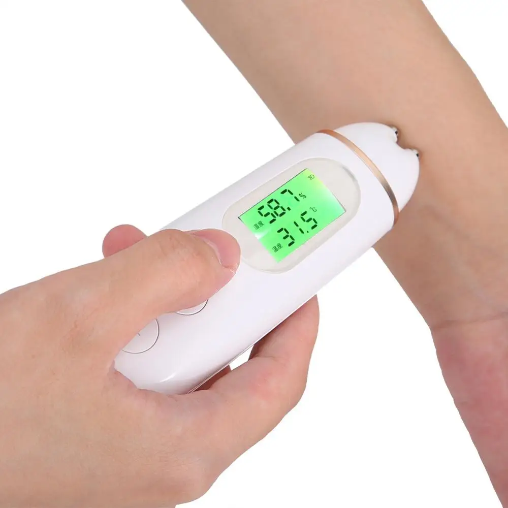 3 в 1 прецизионное масло для увлажнения кожи детектор содержания анализатор влажности флуоресцентная детекция тестер кожи анализатор монитора