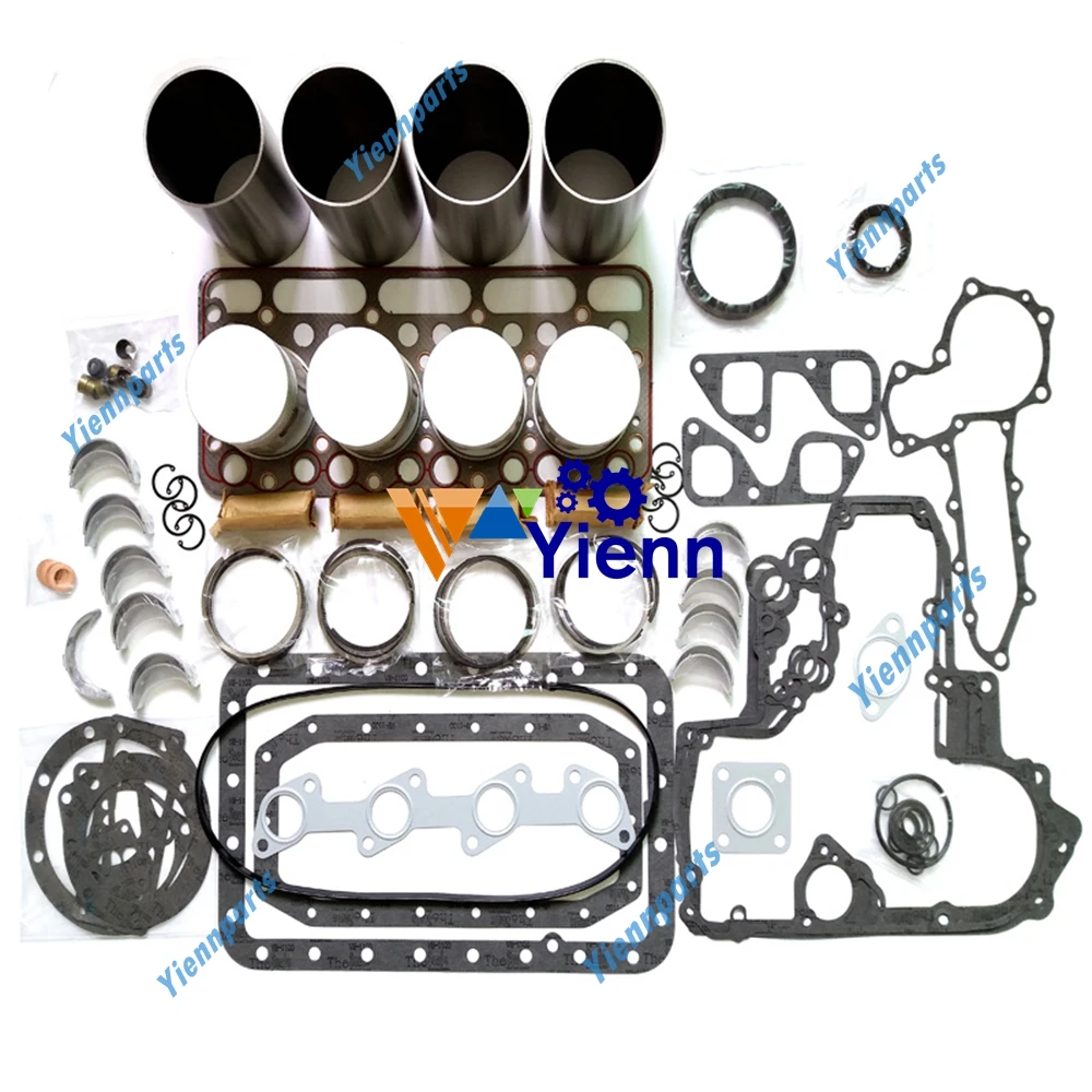 

For Kubota V1402 Overhaul Rebuild Kit Full Gasket set Liner Piston Ring Bearing Tractor Loader Excavator Diesel Engine Parts