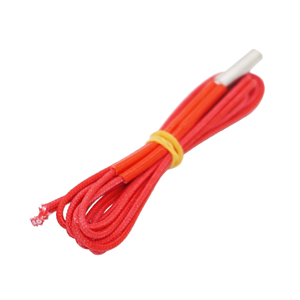 

1pc 3D Printer Parts Heating Tube 12V/24V 40W Cartridge Heater 6*20mm For MK8 E3D V6 Extruder hot end Heat 1M