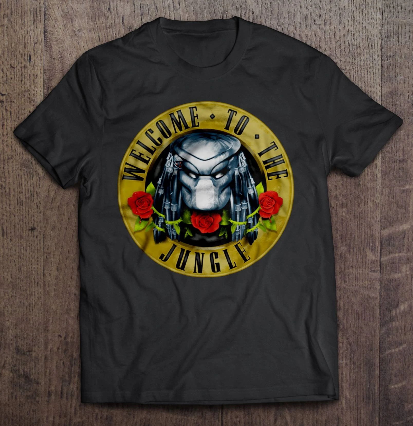 

Men Funny T Shirt Fashion tshirt Welcome To The Jungle Predator Version Women t-shirt