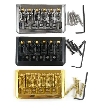 

Electric Guitar Accessories Guitars 6-string Ball Folding Saddle Bridge NEW