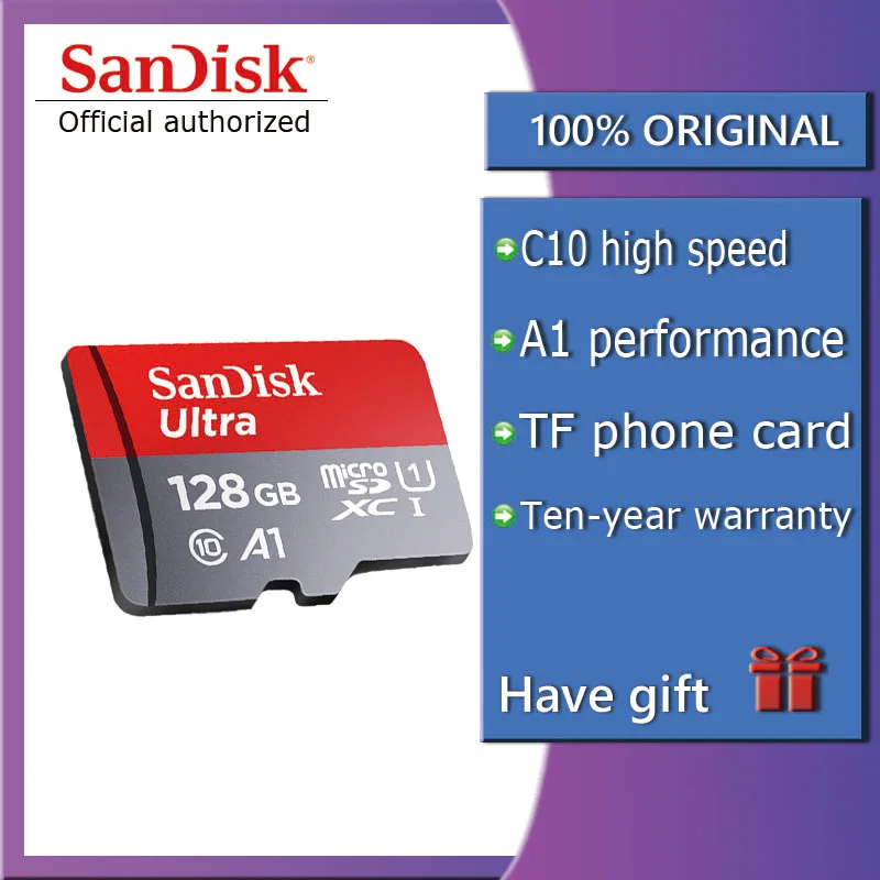 SanDisk Ultra micro SD карта 256 ГБ 128 Гб microsd 64 16 8 UHS I памяти 32 класс 10 TF cartao de memoria|cartao memoria|ultra