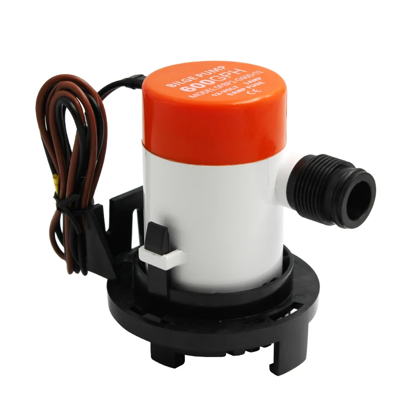 Трюмный насос 600GPH DC 12 вельветовый водяной для Aquario погружной - Цена: 1 312,43 руб.