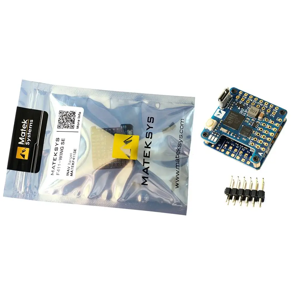 Matek Mateksys крыло F411 WSE компактный Контроллер полета PDB 6~ 30 в(2~ 6S LiPo) и BEC 5 В выход для iNAV FPV гоночные дроны