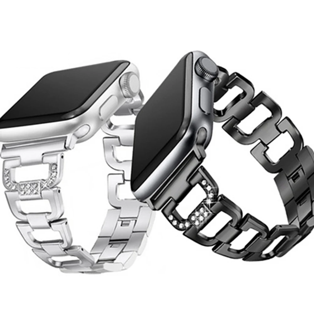 Металлический ремешок для Apple watch 7 Se / 6 5 4 3 2 1 38/40/41 мм 42/44/45 Iwatch | Наручные часы