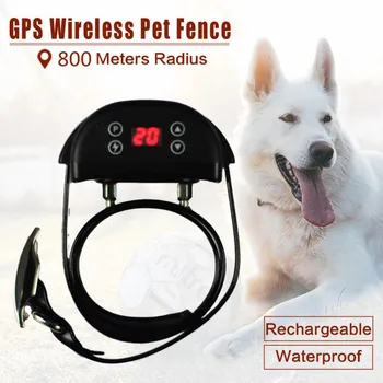 

Pet Wireless Electronic Fence GPS Positioning Technology Waterproof Rechargeable 800 Meter Radius