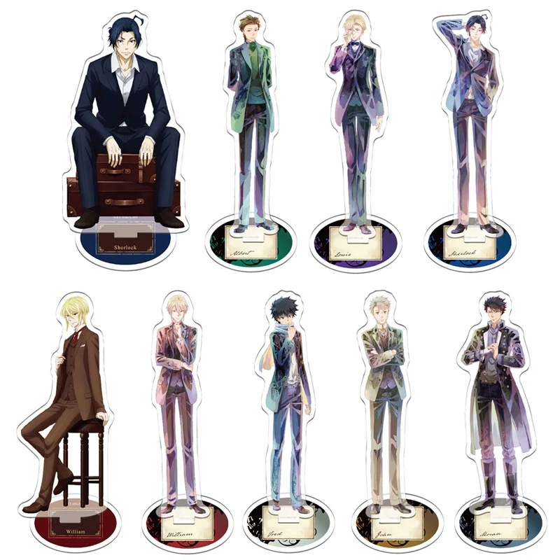 Anime Moriarty The Patriot Acrylic Stand William James Sebastia Cosplay Figures Model Plate Desktop Decor Fans Gift | Канцтовары для