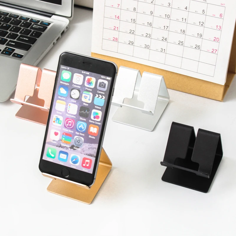 Luxury Universal Desk Phone Holder Stand Business Card Holder Desktop Organizer