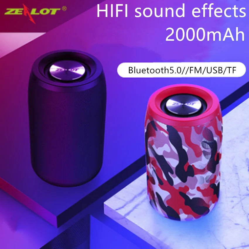 

Portable Bluetooth 5WSpeaker Mini Wireless Loudspeaker Sound System Stereo Music Surround Outdoor Speaker Support FM TFCard
