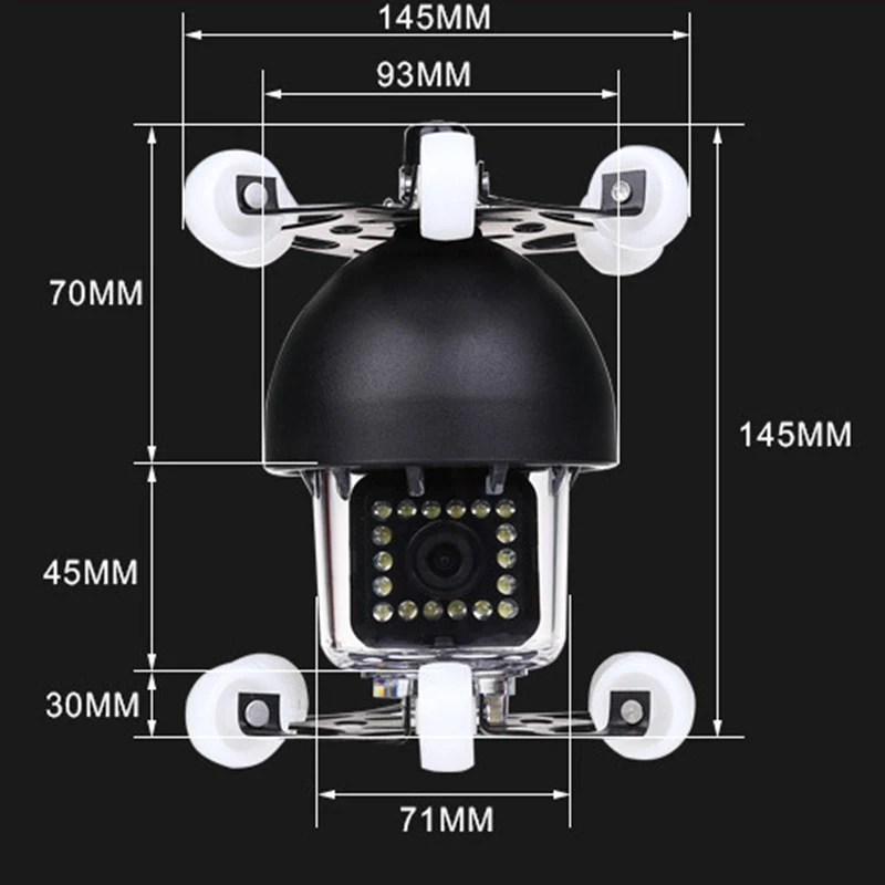 WP70D HD водопроводная камера 360 градусов вращающаяся камера пещерный детектор промышленный эндоскоп