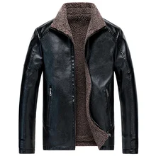 Модная зимняя куртка для мужчин высокого качества, большие размеры, M-8XL, толстая теплая парка, мужские бархатные пальто, британские Байкерские Куртки из искусственной кожи, Hombre