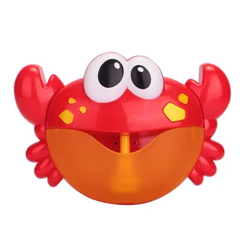 

Crab Bubble Maker Automated Spout Bubble Machine with Nursery Rhymes Bath Shower Toy for Kids ENA88