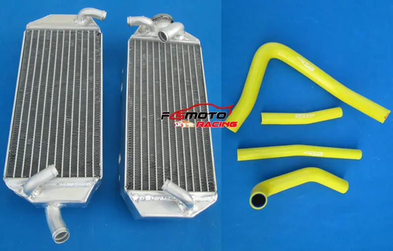 Алюминиевый радиатор+ силиконовый шланг для Suzuki RM250 RM 250 1996-2000 1997 1998 1999