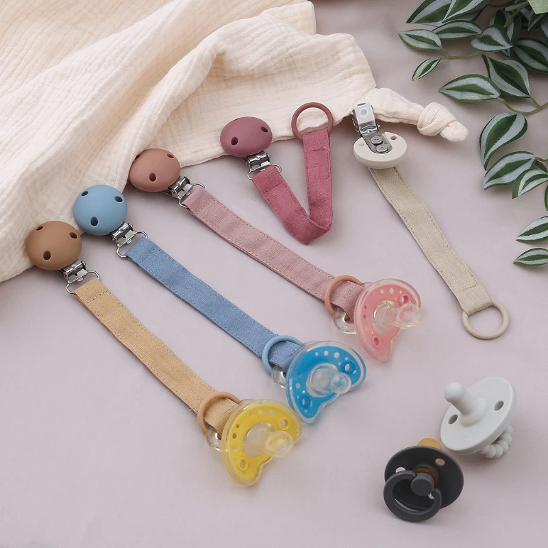 BPA Free Silicone Baby Pacifier Clips Newborn Silicone Soother Clip Chain Dummy Holder Nipple Holder Teething Toys for Baby Item teething toys pacifier clip pacifier chain pacifier accessories teether clip teething toy tethers baby silicone accessories