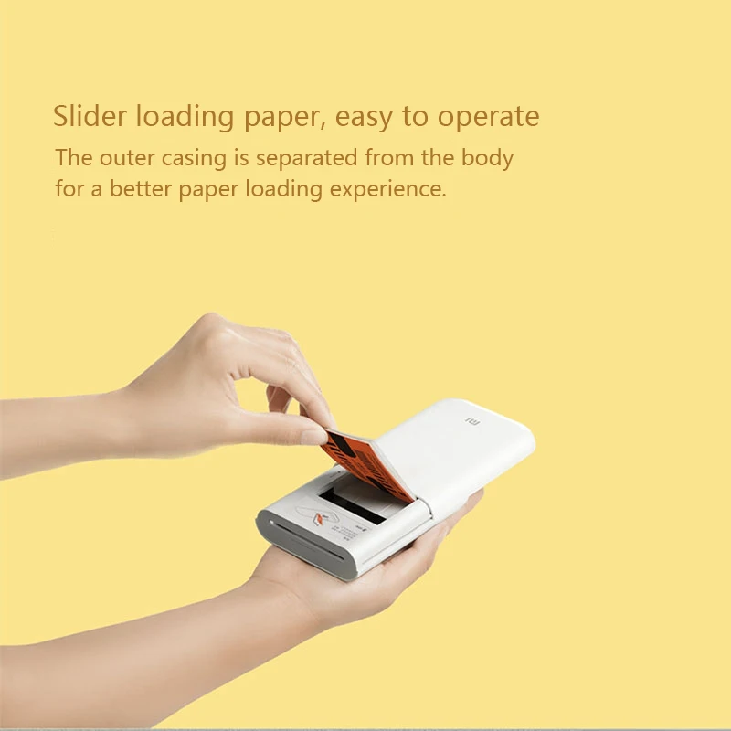  Xiaomi Mi AR Printer 300dpi Portable Photo Mini DIY share Bluetooth AR video printing 500mAh pocket