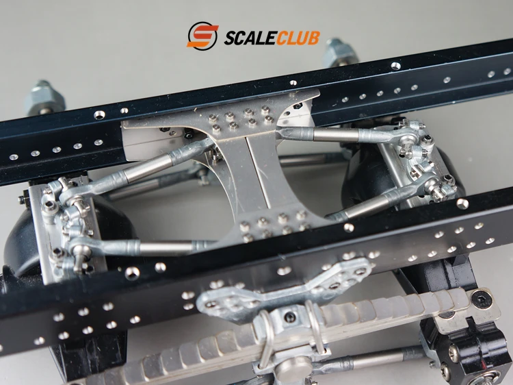 Scaleclub Tamiya 1/14 трактор грязевая головка имитация металла Двухосная задняя подвеска Chiaki подвеска