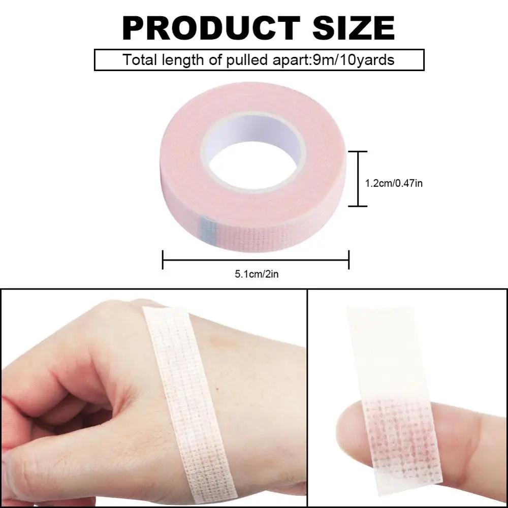 2/8/24 pcs Eyelash Extension Eye Pads Pink/Purple/Blue Medical Eyelash Sticker Tape Paper Under Patches Tool for False Lashes