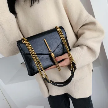 

Autumn and winter foreign women's bag 2019 new Korean version of the wild Messenger bag retro fashion envelope bag