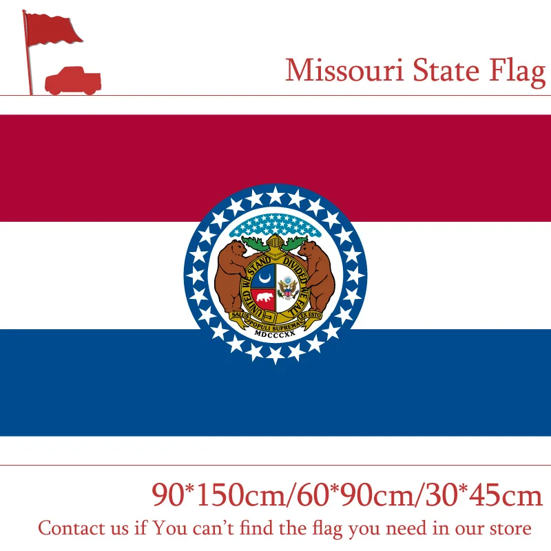 90*150cm 60*90cm 3X5FT Flag Of Missouri State 90x150cm Customized Pirate Banners 30*45cm Car |