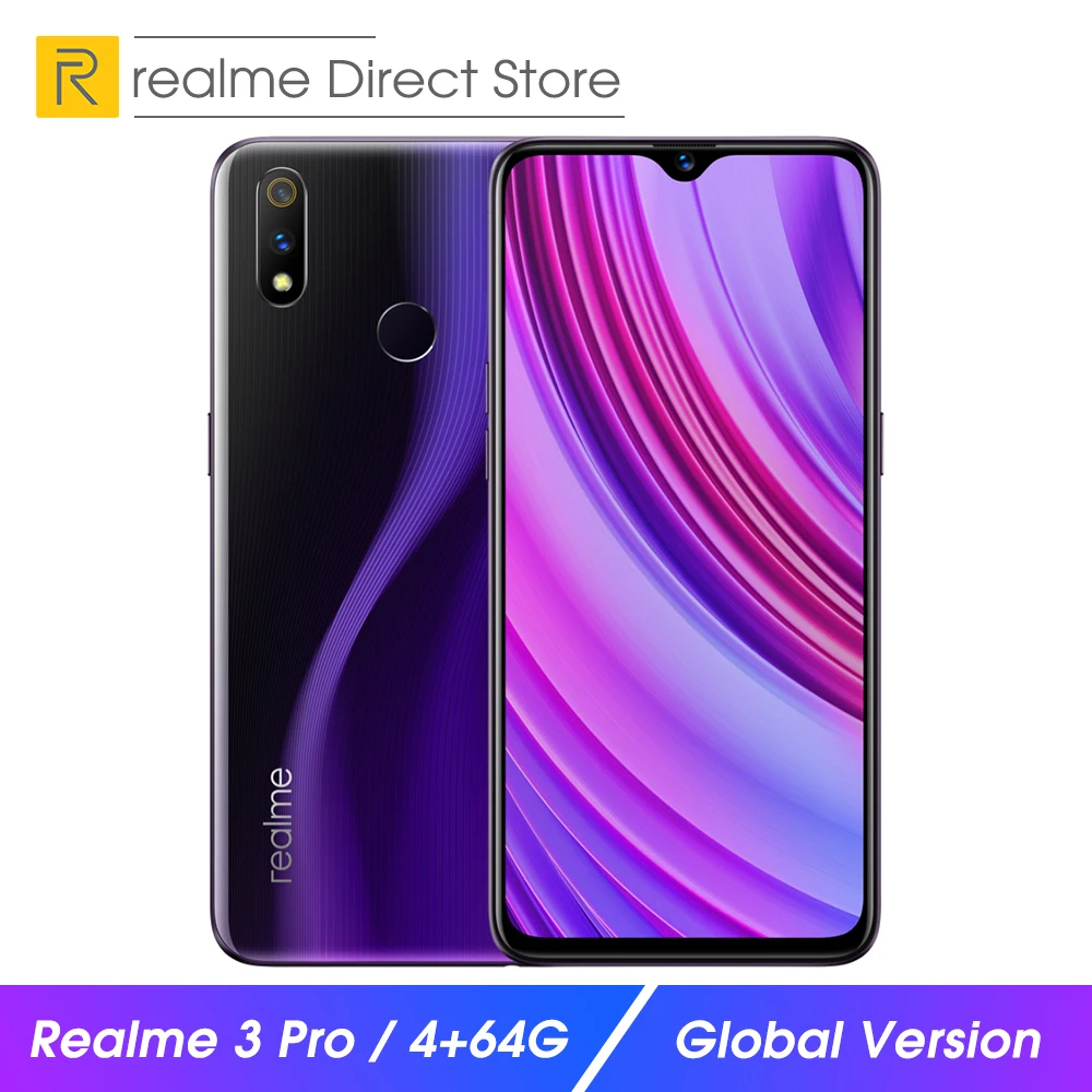 

Global Version OPPO realme 3 pro 4GB RAM 64GB ROM Snapdragon 710 AIE Adreno 616 GPU Flagship-level Camera Smartphone