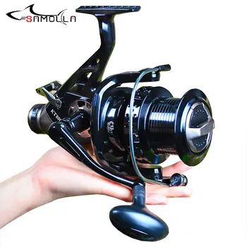 BIG DEAL ❤️ Big Metal Fishing Reel Strong Drag Spinning Reel Carp Carretilha De Pesca Molinete Olta Makaralar Reels Trolling Accesorios Mar - discount item 39% OFF Sports & Entertainment