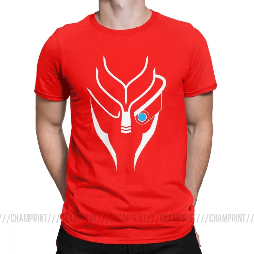 Mass Effect гаррус футболки мужские забавные Чистый хлопок футболки с круглым вырезом футболки с коротким рукавом размера плюс Топы Одежда - Цвет: Красный