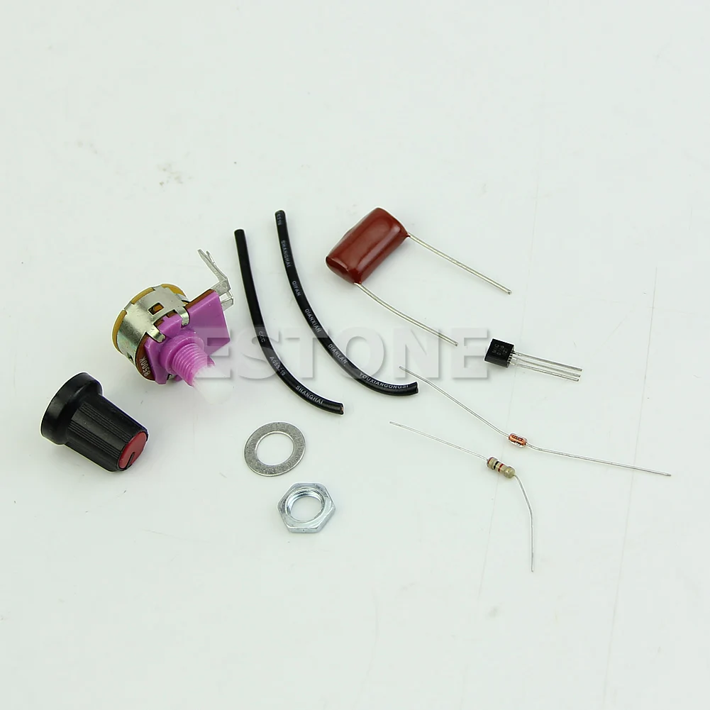 

Drop Shipping 100W Dimmer Module with Switch Speed Regulation Module DIY Kit Components