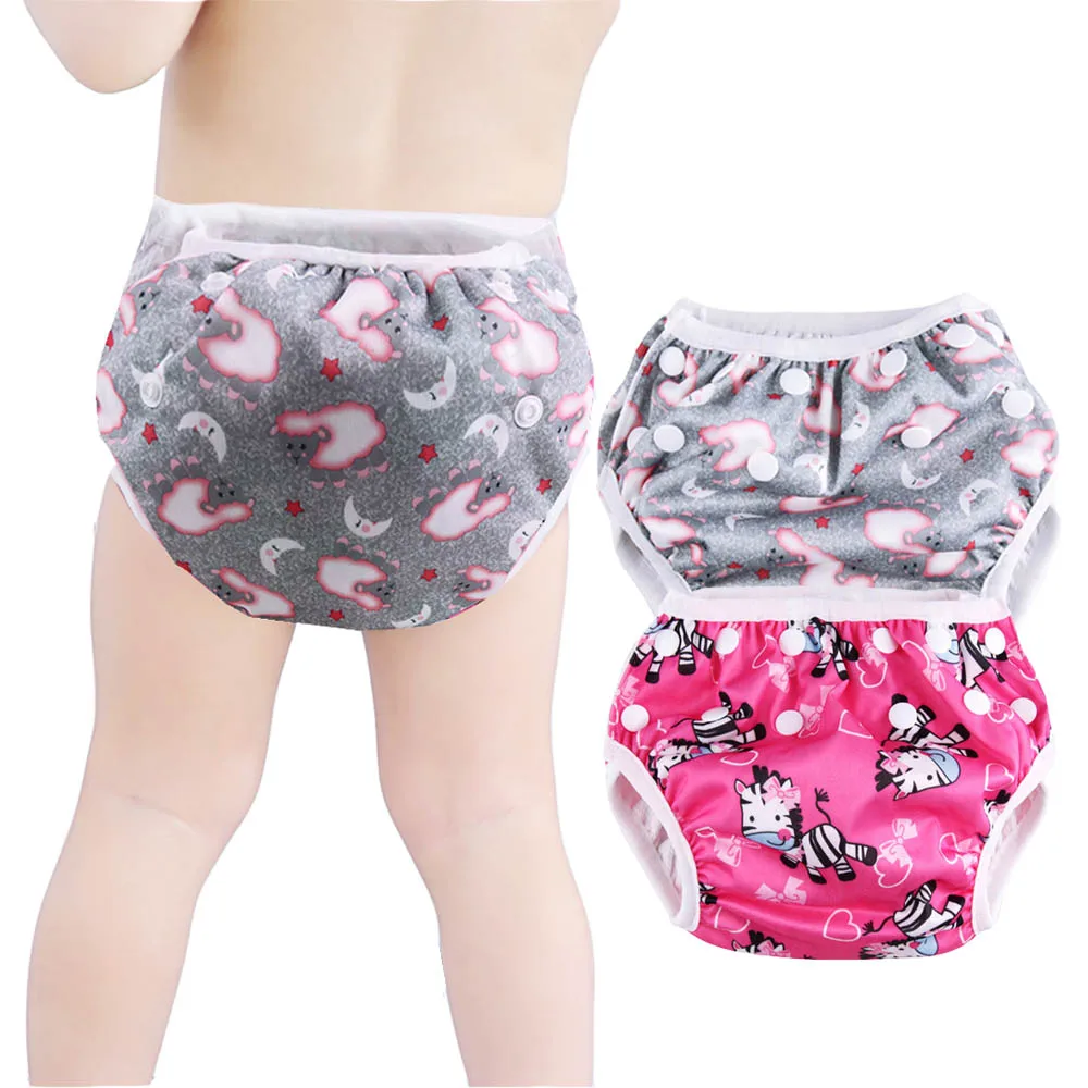 Waterproof Baby Cloth Diaper Cover Kid Swimming Pants Diaper Nappies Nappy Changing Reusable Baby Diapers Cotton Training Pants