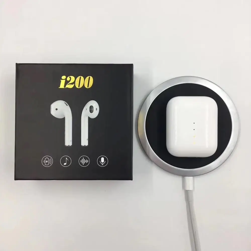 

New i200 TWS 2 generation copy 1:1 mini Bluetooth headset wireless headset 6D subwoofer pk i10 i12 i30 i60 i80 i100 i500 tws