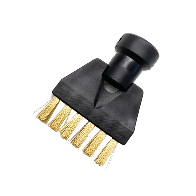 For Karcher SC1 SC2 SC3 SC4 Flat Copper Brush Cleaning Brush for Steam Cleaner Attachment Adapter Home Cleaning Nozzle 8pcs brass wire brush nozzles suitable for karcher sc1 sc2 sc3 sc4 sc5 steam cleaner 100% brand new and high quality