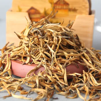 

250g Chinese Yunnan Dian Hong tea Premium Dianhong Black tea Beauty Slimming Diuretic Down Three High Green Food dian hong