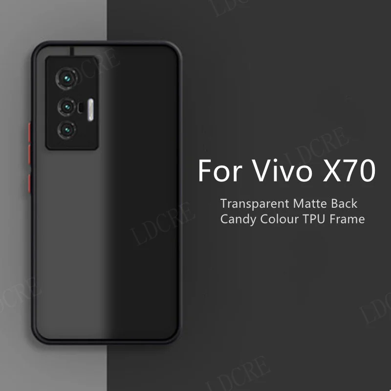 

Чехол для Vivo X70 ЧЕХОЛ ДЛЯ Vivo X70 обложки бампер задняя полная ударопрочная матовая Противоударная Прозрачная Обложка для Vivo X 70 X70 чехол