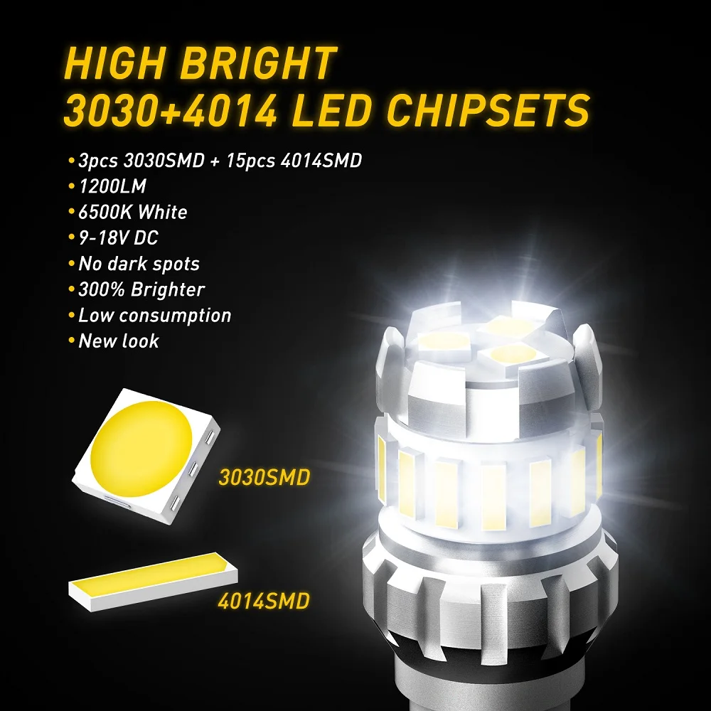 M-Tech W16W LED Bulbs - LB Series - TradeWest