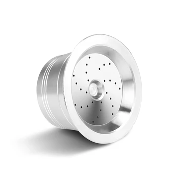 

Stainless Steel Refillable Coffee Capsule Reusable Tamper Kit For Caffitaly kfee