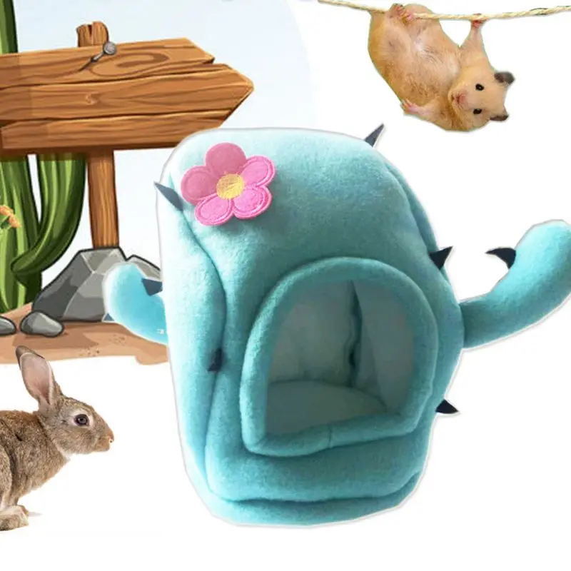 Hamster Lovely Small Cage Home Chinchillas Guinea Pigs Nest Pet Sleeping Bed