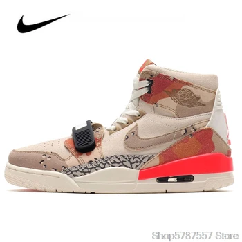 

Nike-zapatillas de baloncesto Air Jordan Legacy para hombre y mujer, deportivas para exteriores, AV3922-126, 312