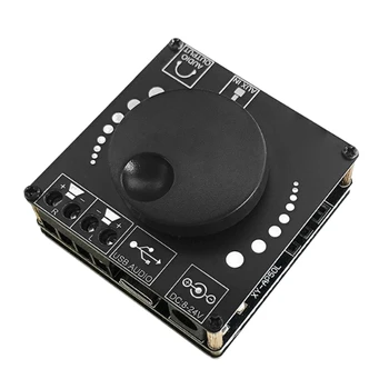 

Mini Bluetooth 5.0 50W+50W Wireless o Power Digital Amplifier Board Stereo Amp 3.5MM AUX USB APP