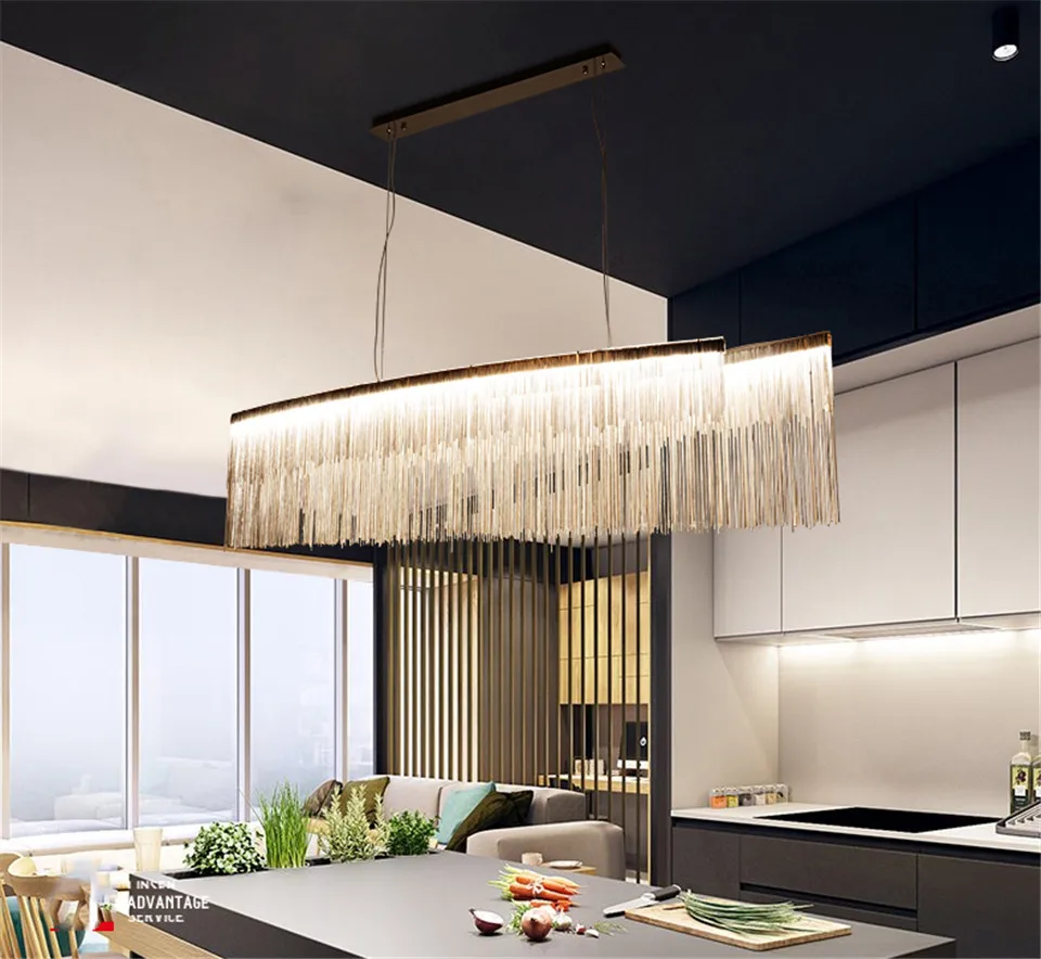 Modern Aluminum LED Pendant Lights Lighting Indoor Decor Pendant Lamp Dining Living Room Bedroom Kitchen Fixtures Hanging Lamp