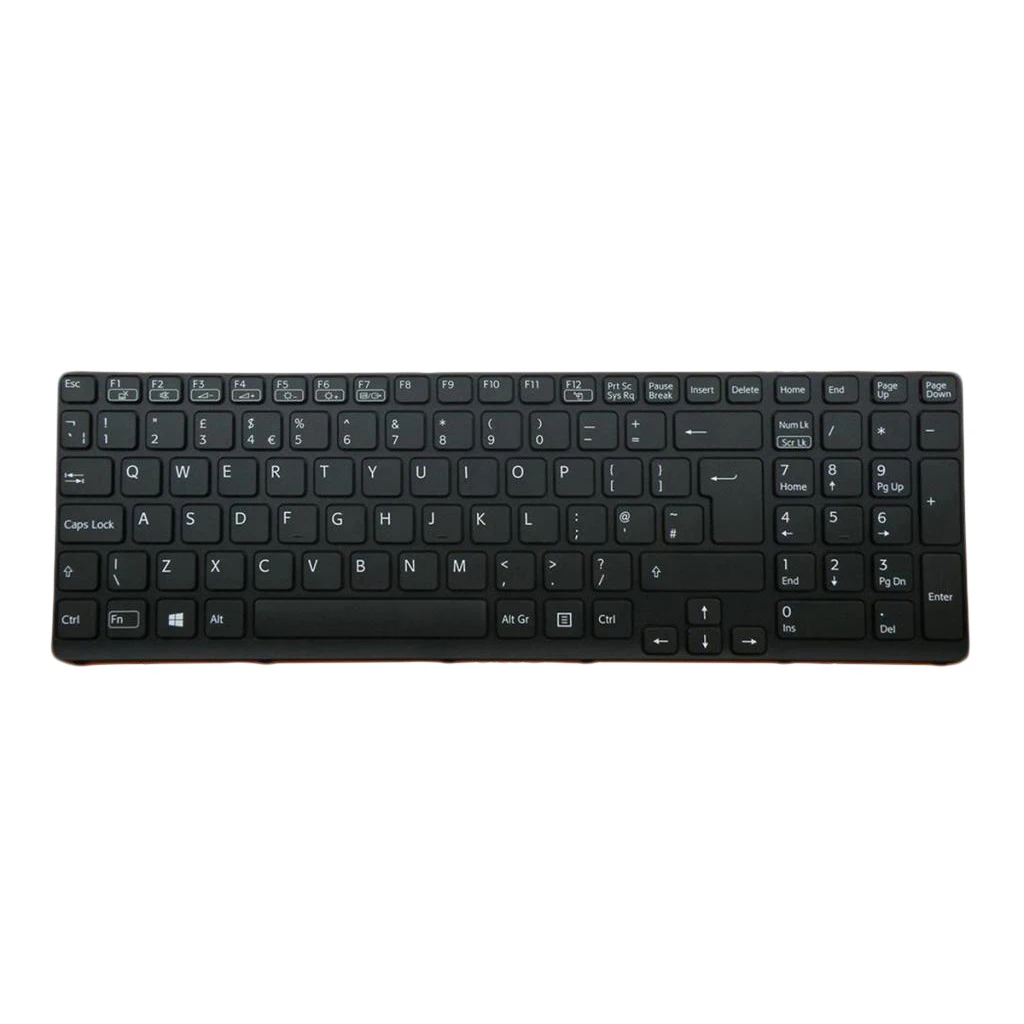 Laptop Keyboard UK English Layout Keyboard Backlit with Frame for SONY SVE15 SVE-15 SVE151 SVE1511 SVE171 SVE1712 SVE1713