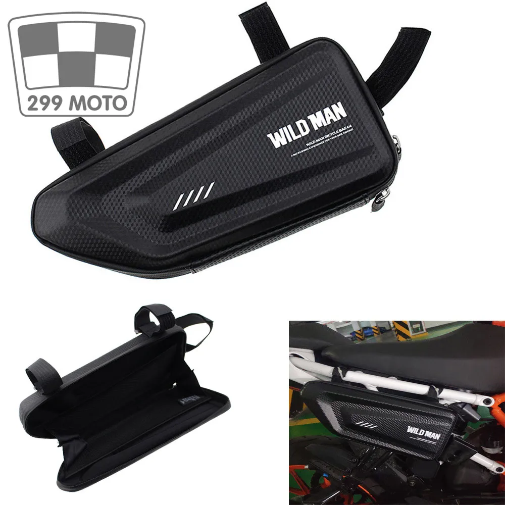 

ForKAWASAKI NINJA 250 400 NINJA250 ninja 400 2018 2019 motorcycle side package hard shell modified triangle package Bag kit