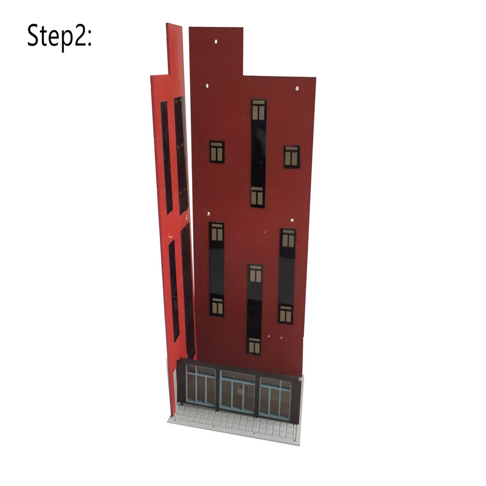 n scale train layout model building 24