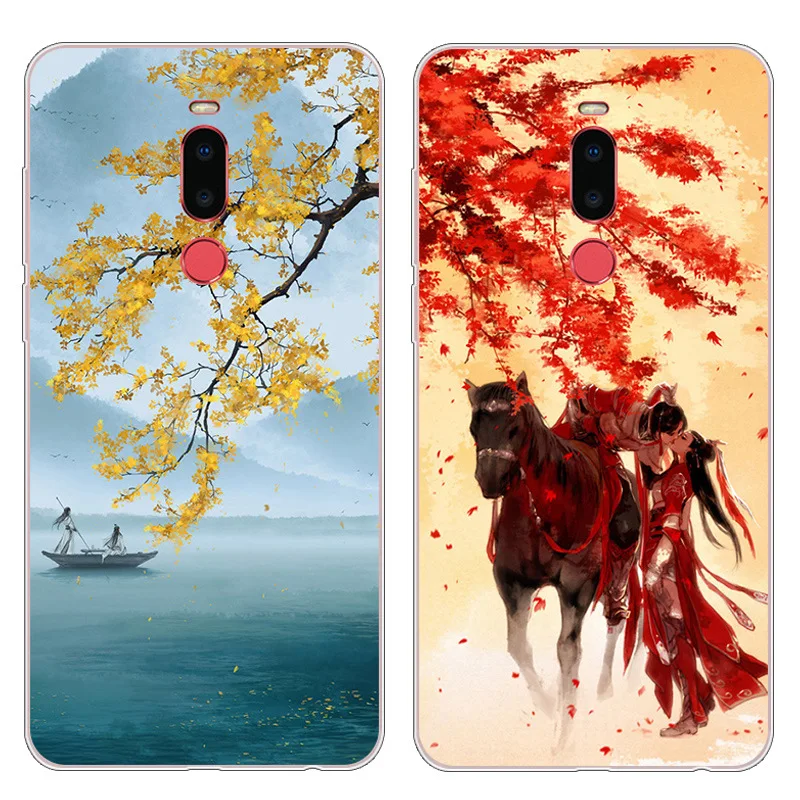 Подходит для MEIZU X8, чехол для телефона, мультяшный ударопрочный Meizu X8, защитный чехол, креативный свежий Античный стиль для мужчин и женщин C