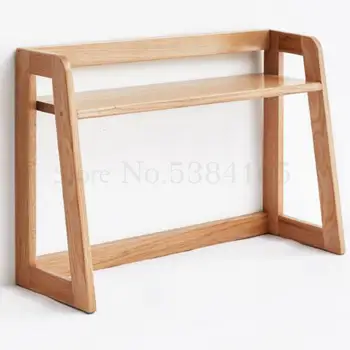 

Modern Simple Bookshelves With All Solid Wood In Genji Wood Language Receive Oak Simple Desktop Shelf